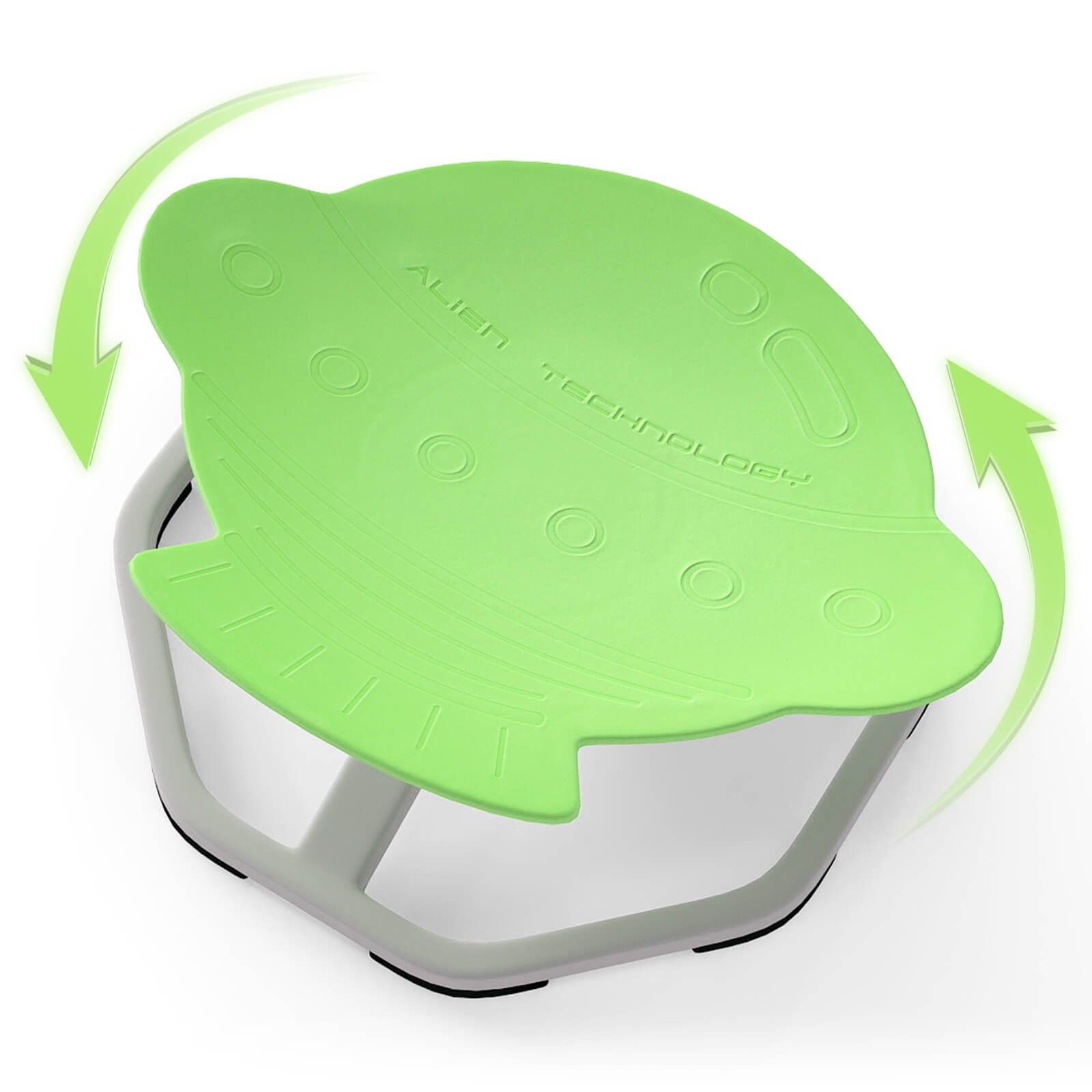 Kids Sensory Swivel Chair w/Non-Slip Metal Base for Autistic Kids Outdoor Indoor