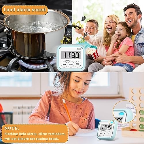Timer, Kitchen Timers for Cooking Classroom Timer for Kids Teachers 1 Blue