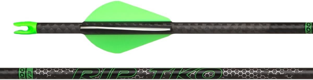 Victory Archery RIP TKO .204" 250 Spine Arrow Vane Fletched 6Pk Gamer .003