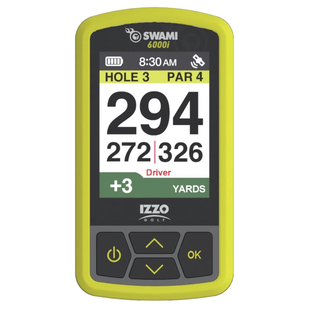 New Izzo Golf Swami 6000i GPS Unit Yellow