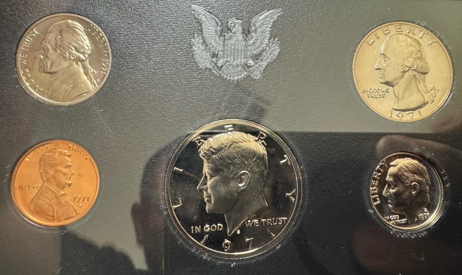1971 U.S. Proof Set Original Government Packaging Complete Clean Set