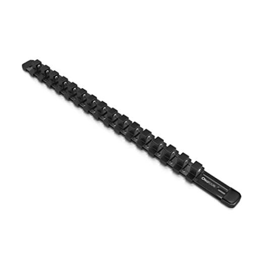Aluminum Socket Organizer | Professional Quality Socket 1/2-Inch Drive Black