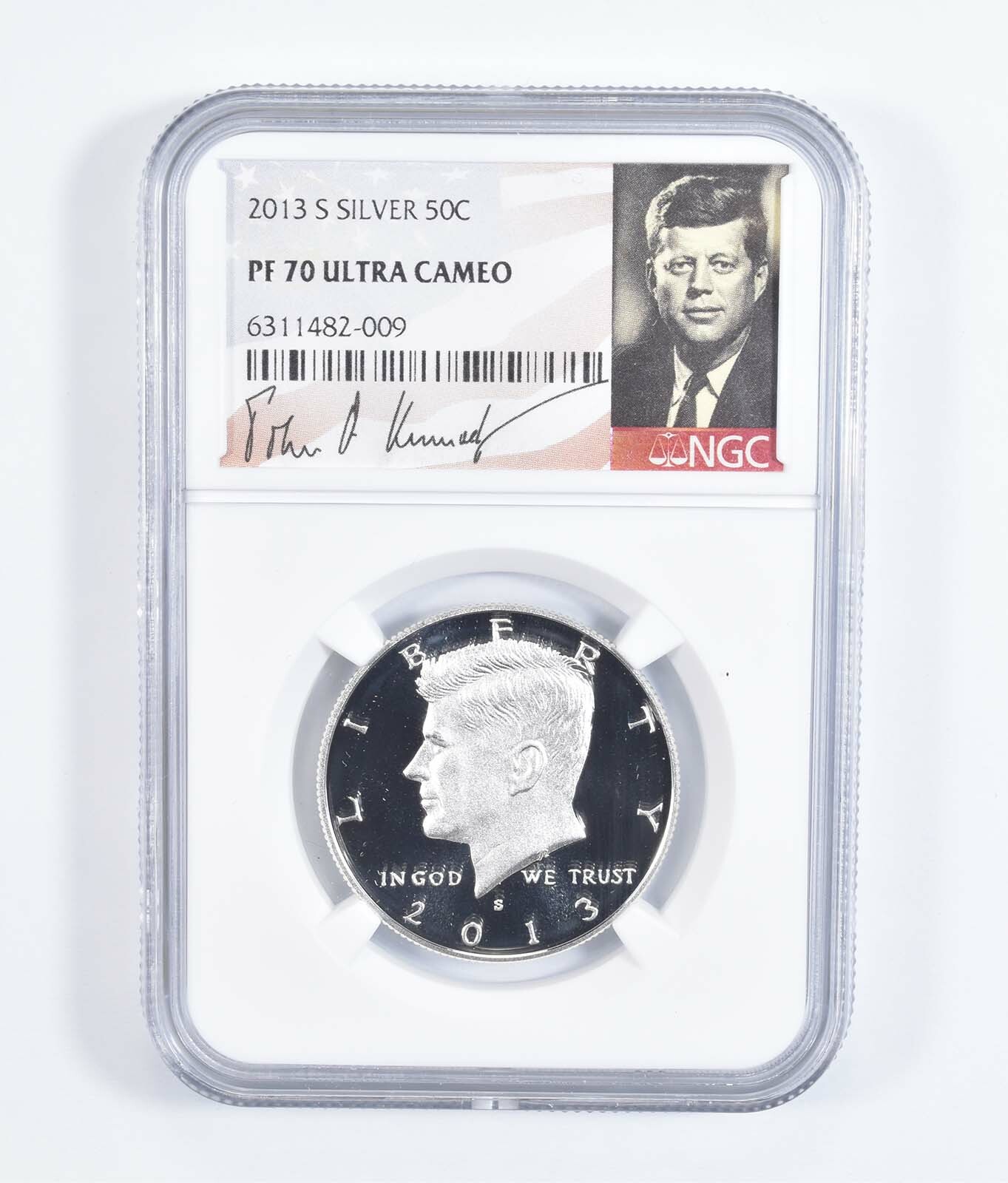 2013-S Kennedy Half Dollar Silver PF70 UCam - NGC Special Label