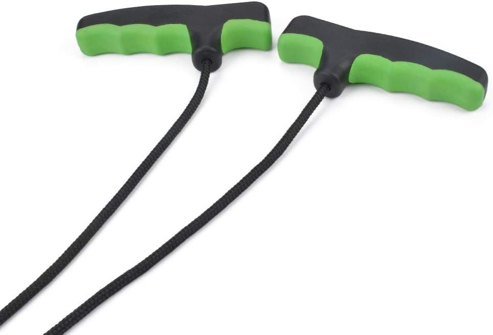 Effortless Crossbow Cocking Tool - 65 Inch Double Handle Aid Reduces Draw Weight