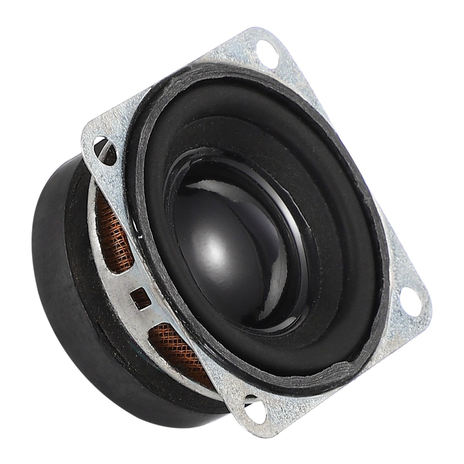 4Pcs 3W 4Ohm Small Speakers Square Micro External Magnet Speakers 34mm Black