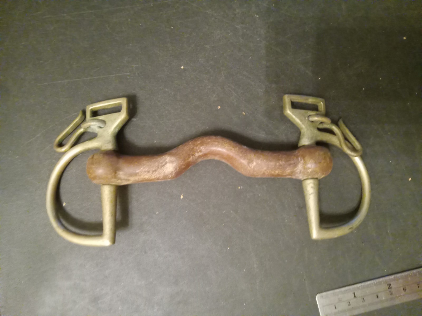 Used kimberwick ported vulcanized 4 3/4 in mouth nickel cheeks Rofin b.t.c.
