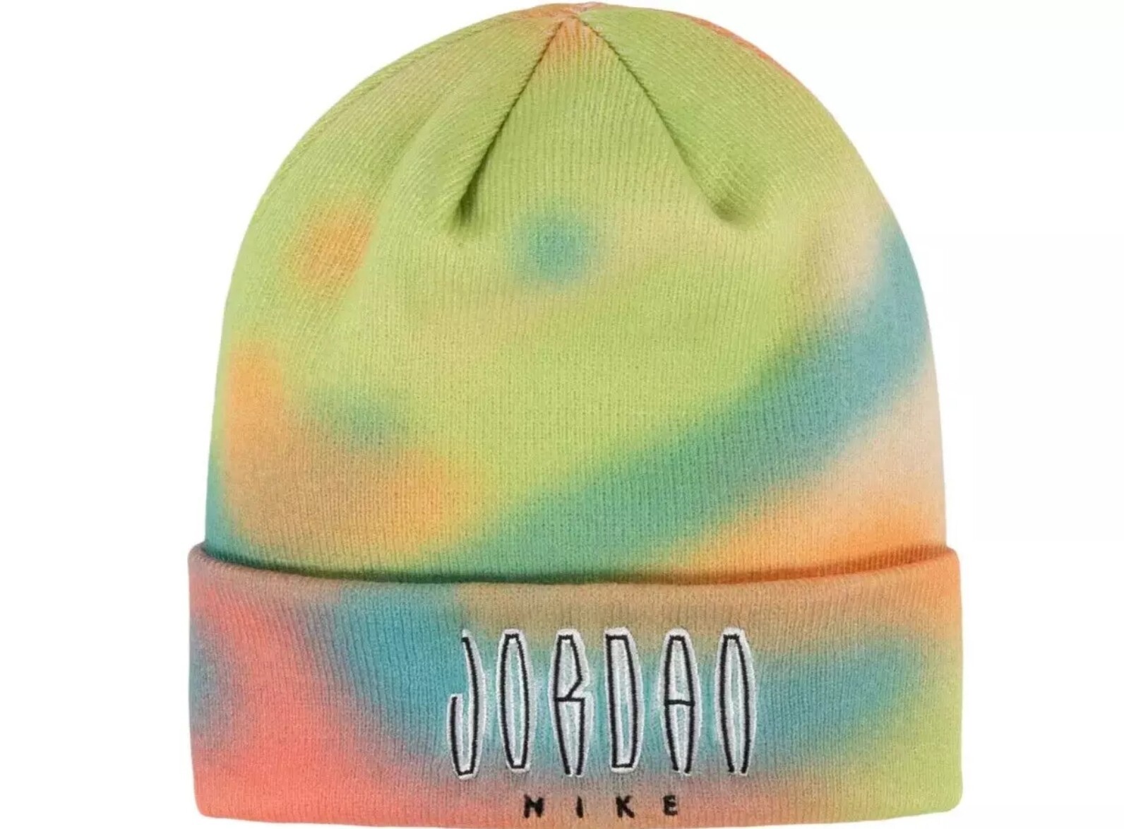 New Air Jordan Beanie Youth Boys One Size Nike MVP FLIGHT Multicolor Tie Dye