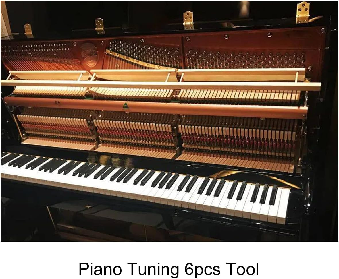 Professional Piano Tuning Hammer Tuner 6pcs Tool + case