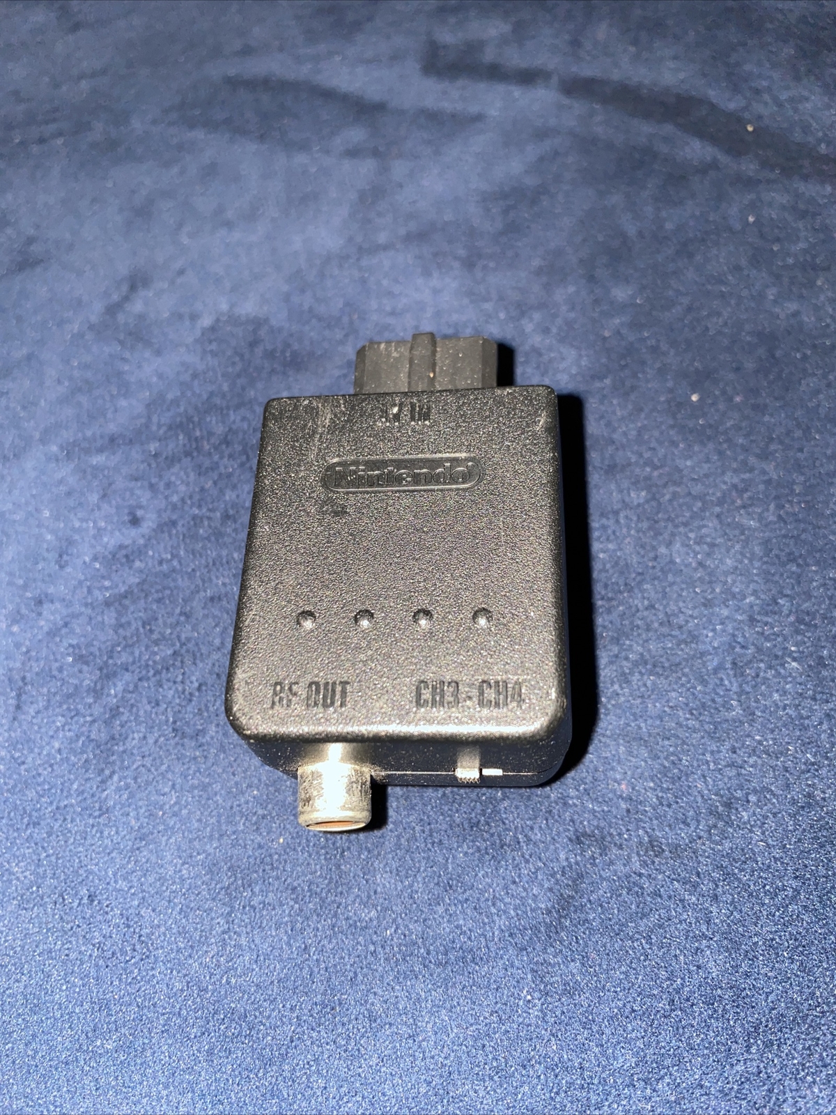 Official OEM Nintendo 64 N64 RF Modulator NUS-003 Adapter Good Shape Ch3-Ch4