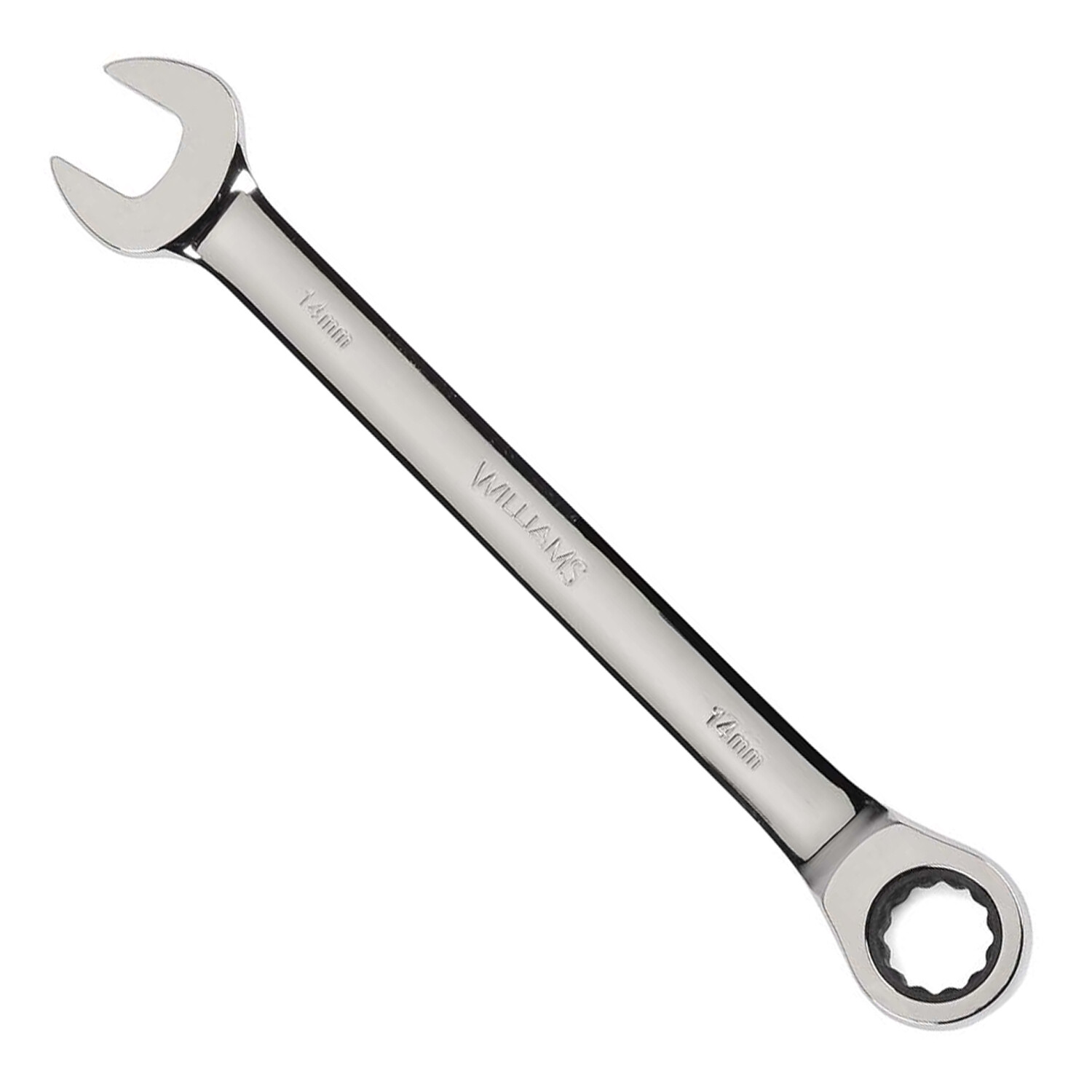 6mm Combo Ratchet Wrench, 12pt Ratcheting Box End. Williams # JHW1206MNRC