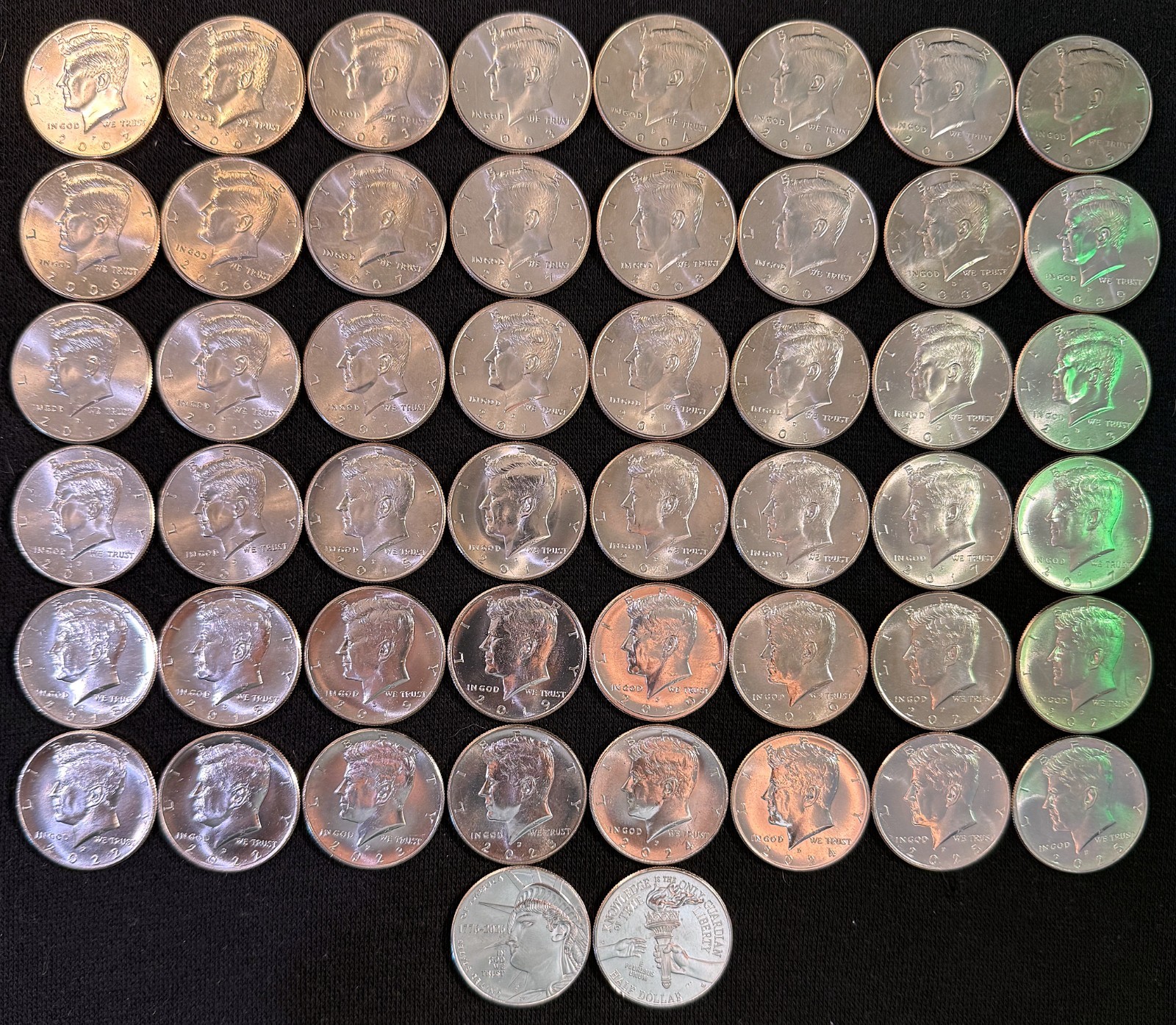The 2002-2025 Kennedy Half Dollar Collection (+ New 2026 Coins) *Free Shipping*