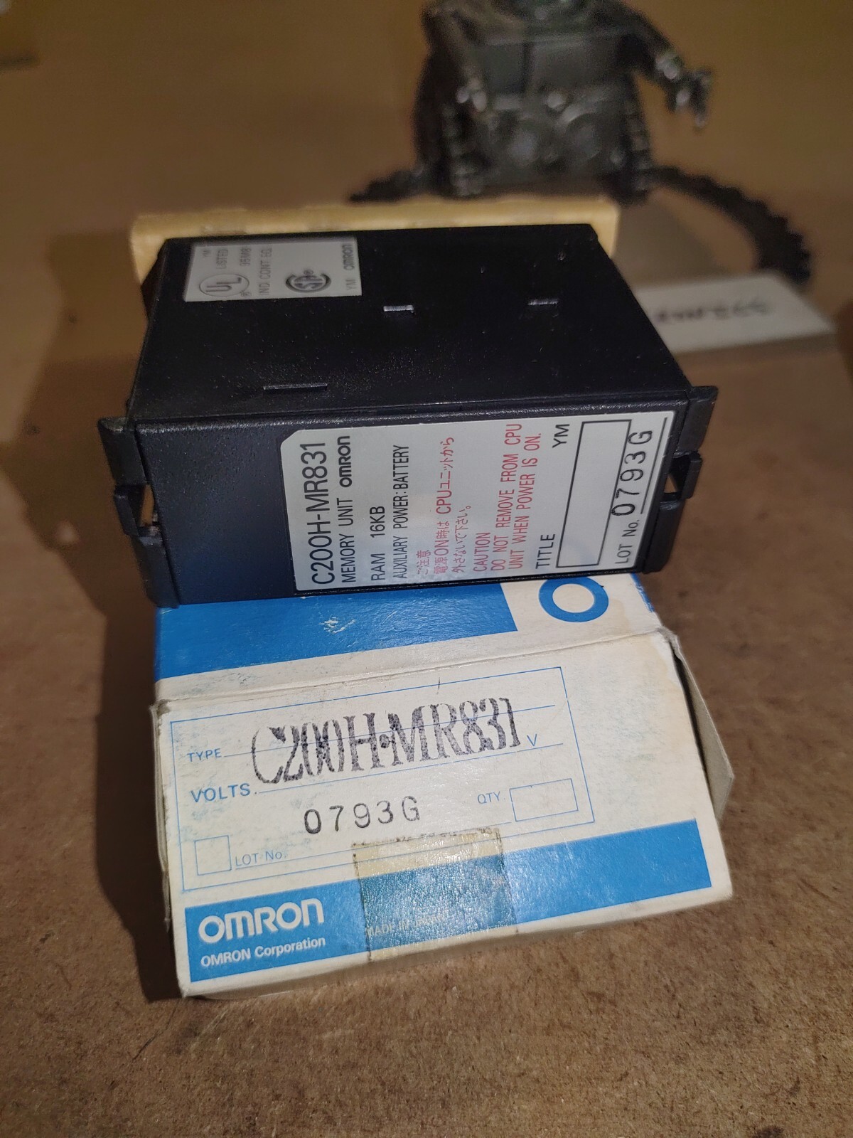 Omron C200H-MR831 Memory Unit Ram 16KB