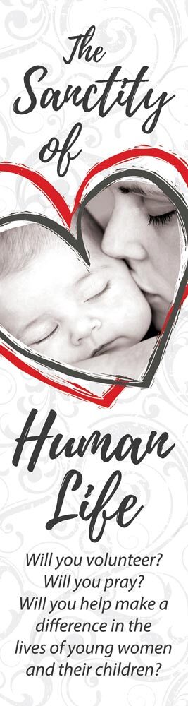 Banner with Stand Pro-Life Vinyl Sign