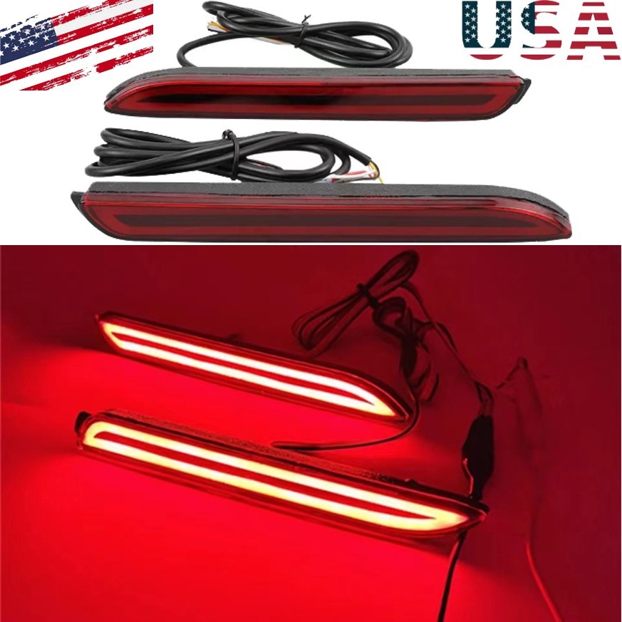 LED Brake Light Rear Bumper Reflector Lamp For Toyota Venza 2009 2010 2011-2015