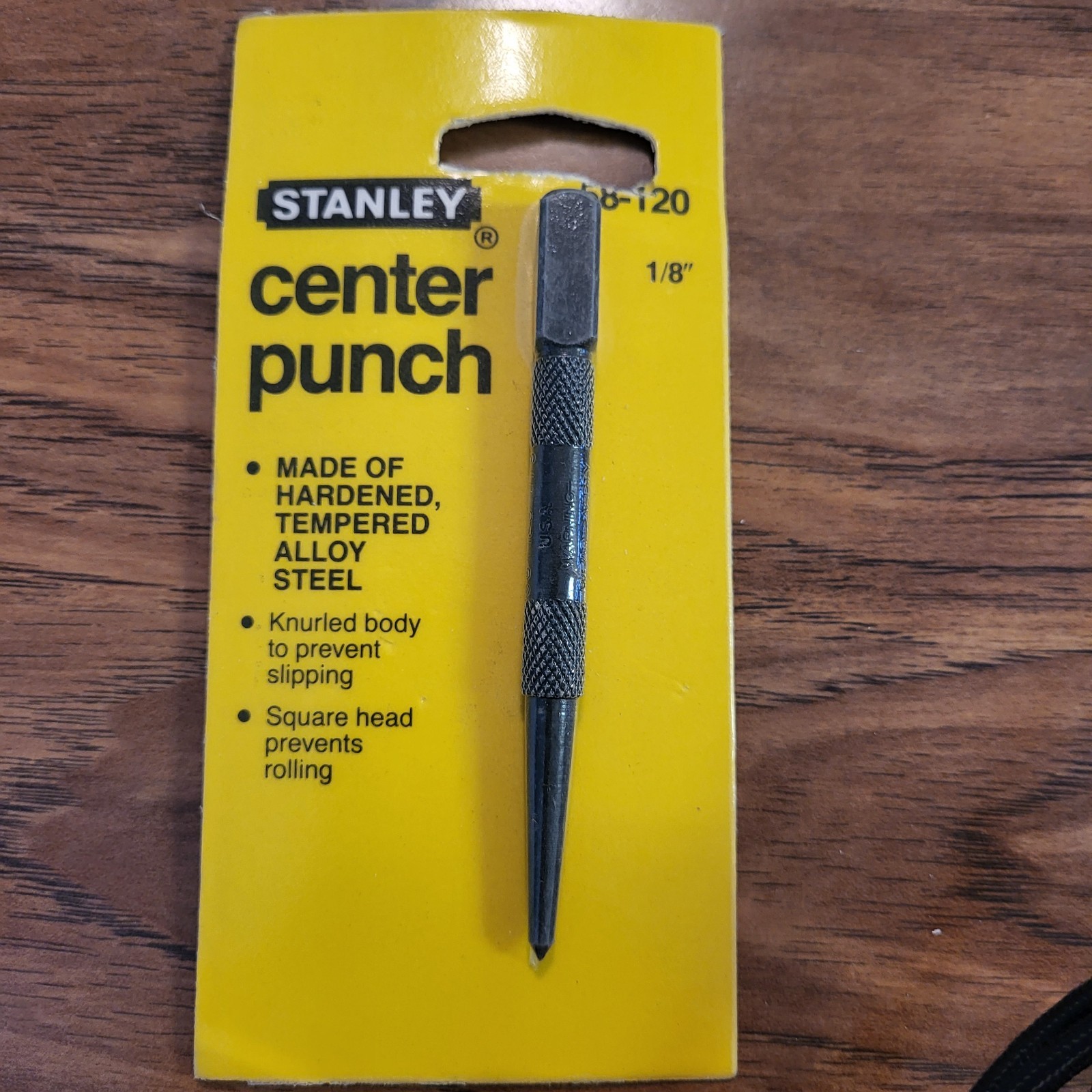 STANLEY CENTER PUNCH 1/8"    # 58-120   NEW