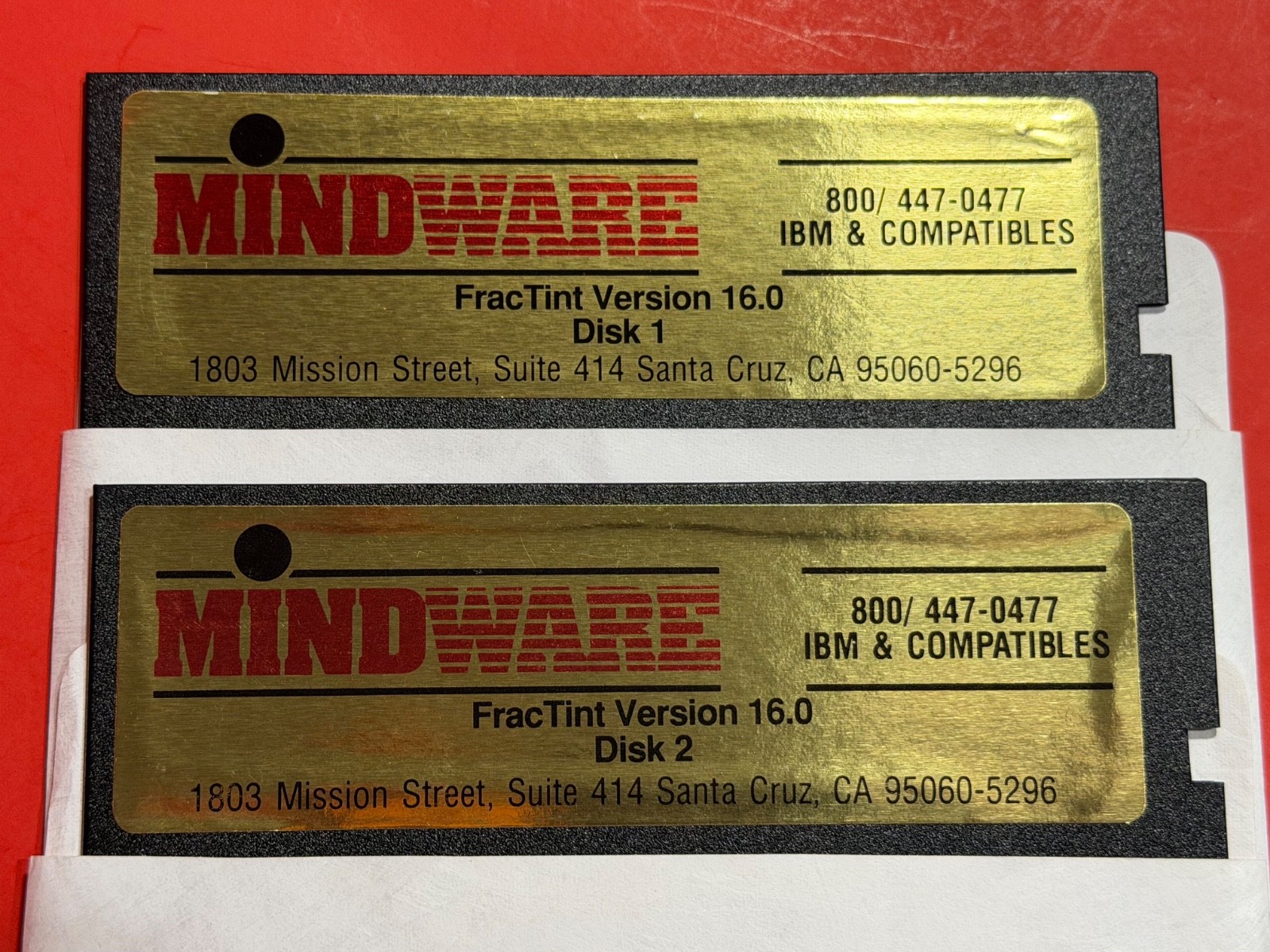 Mindware FracTint Version 16.0 IBM / PC Software