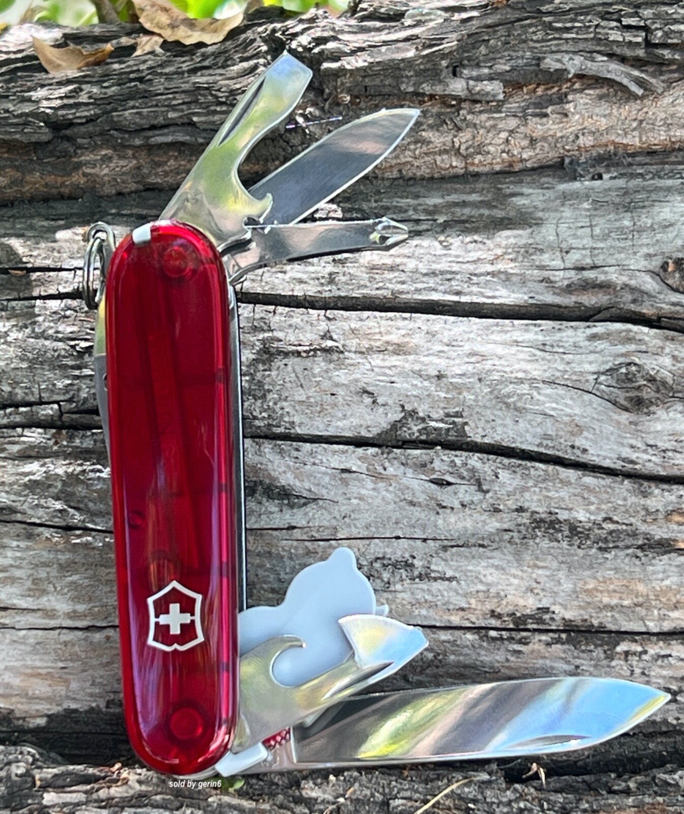 Victorinox Swiss Army Knife, Spartan Lite Red Translucent, 1.7804.T, New In Box