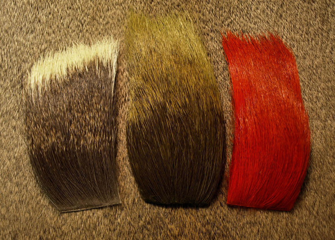 NATURE'S SPIRIT SELECT ELK RUMP HAIR MATERIAL FOR FLY TYING YOU PICK COLOR