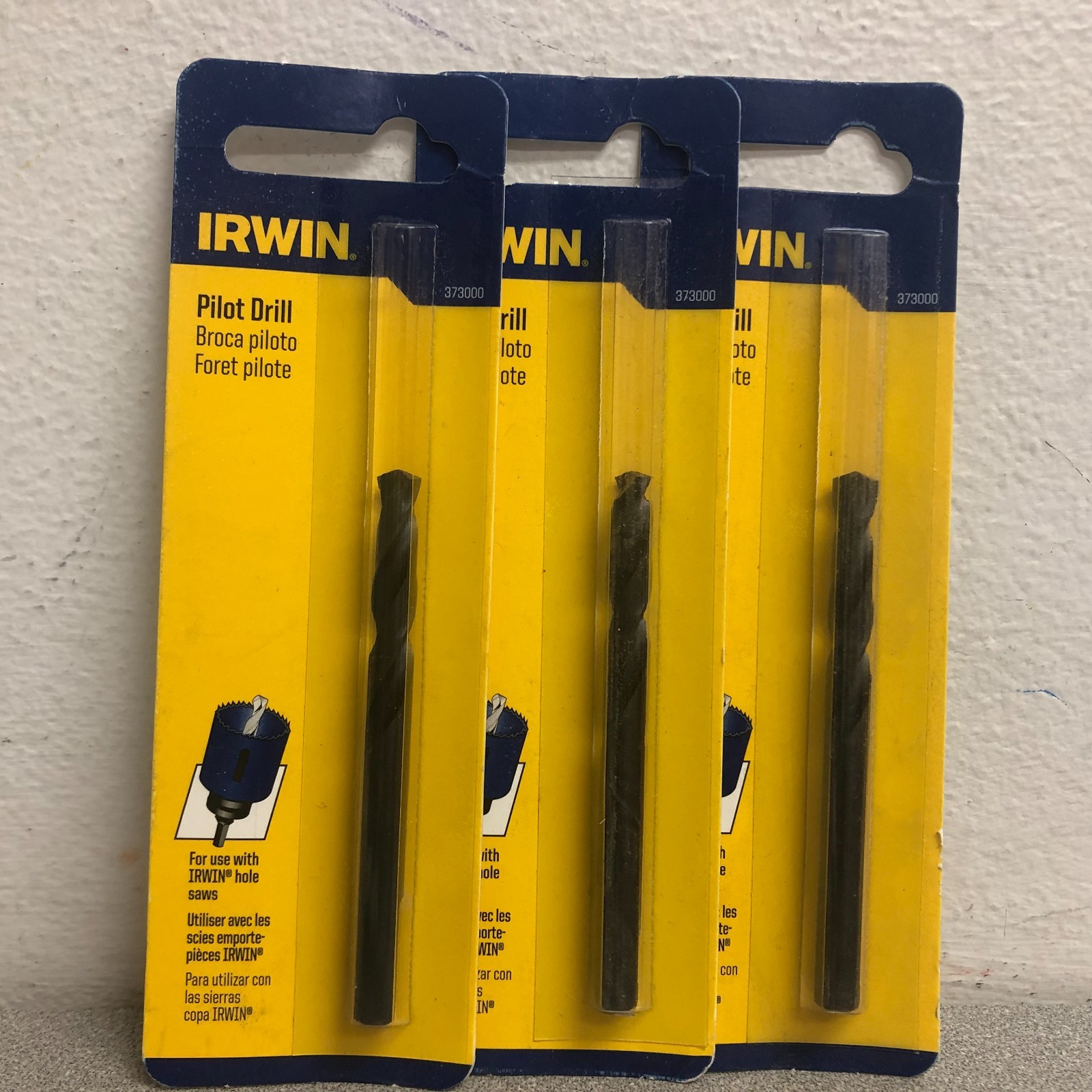 Irwin 373000 1/4 in. Steel Pilot Drill Bit 3-Flat Shank 1 pc