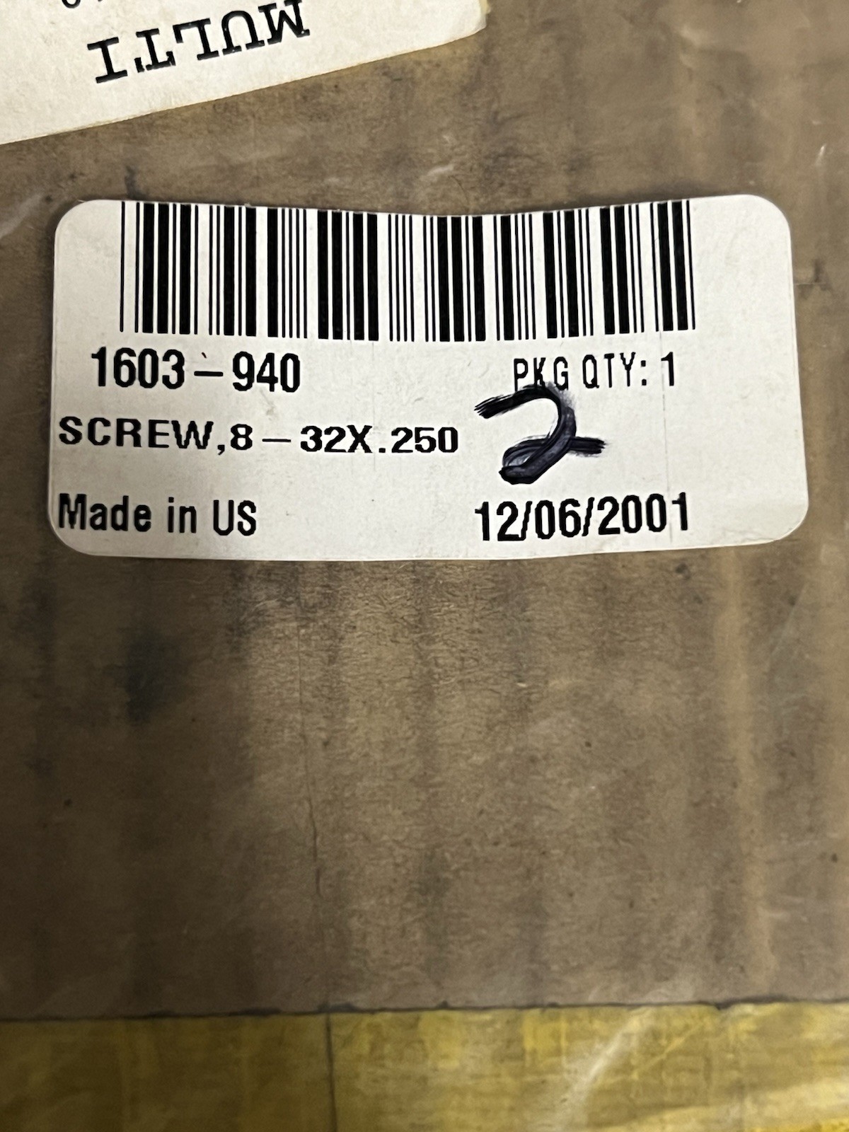 1603-940 Arctic Cat Set Screw NEW OEM