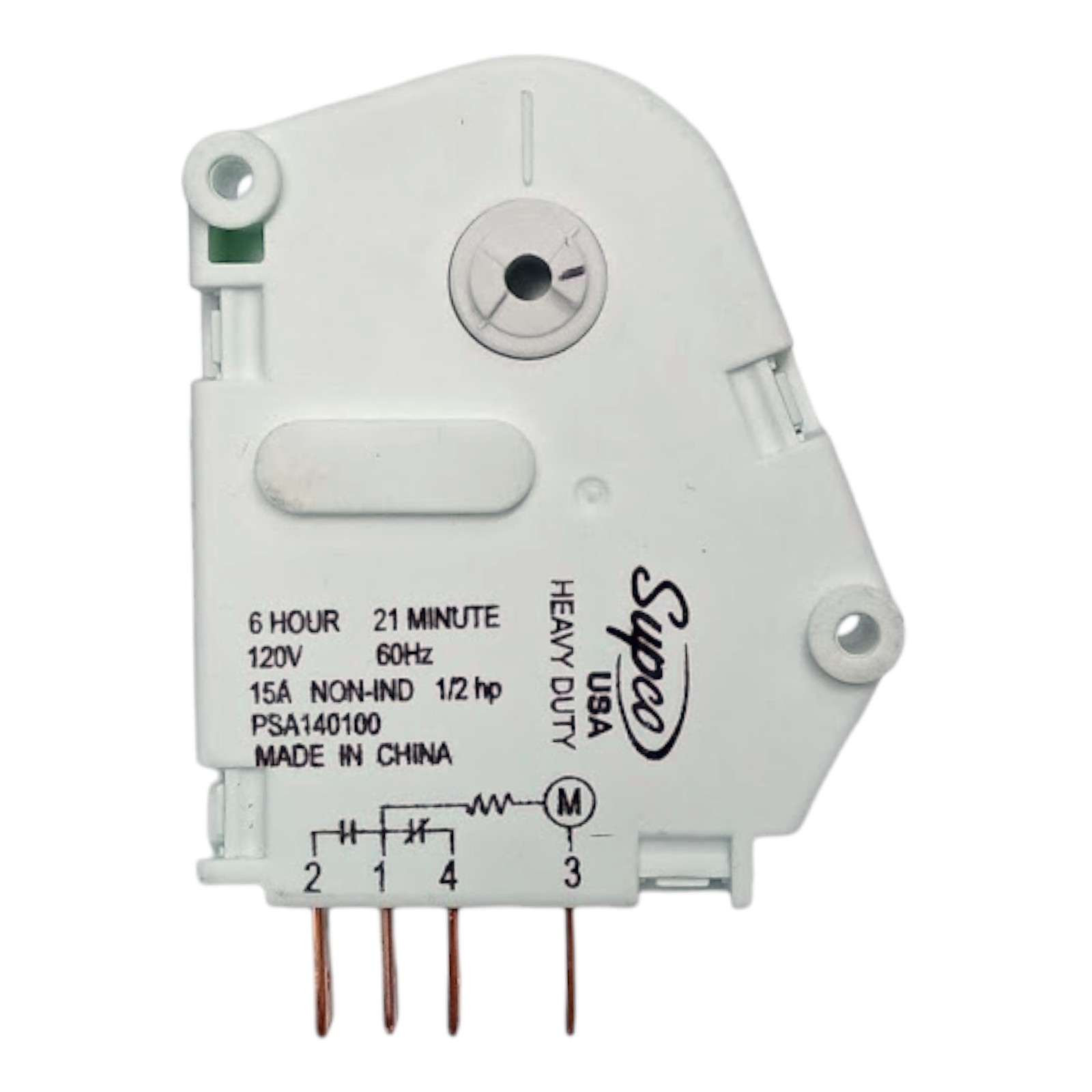 Refrigerator Defrost Timer for Frigidaire 215846604 Whirlpool 4391974 6hr 21min