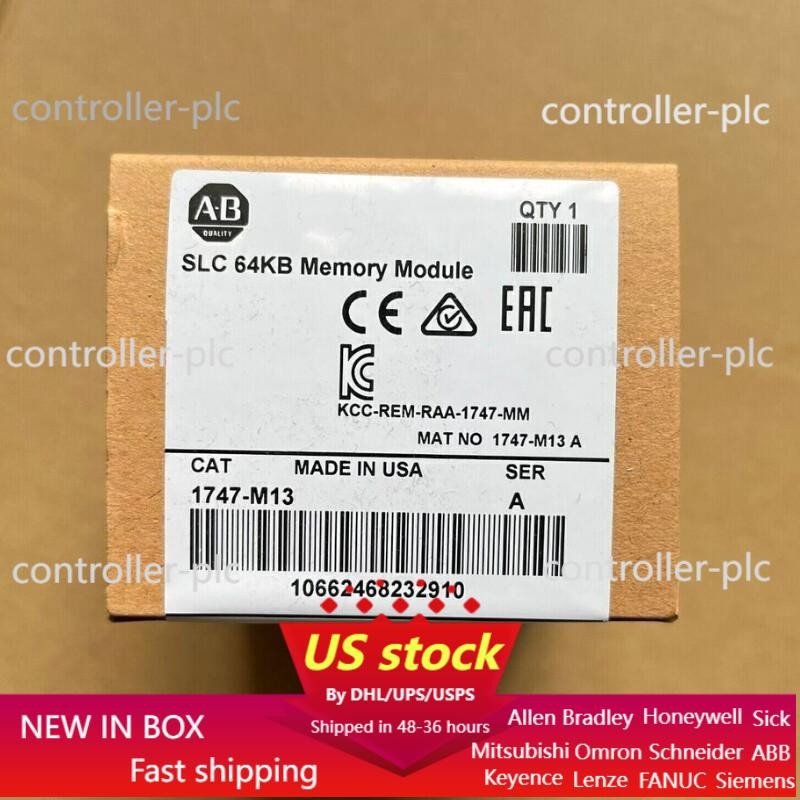 AB 1747M13 SER A SLC EEPROM Memory Module 1747-M13 NEW IN BOX US Free Tax