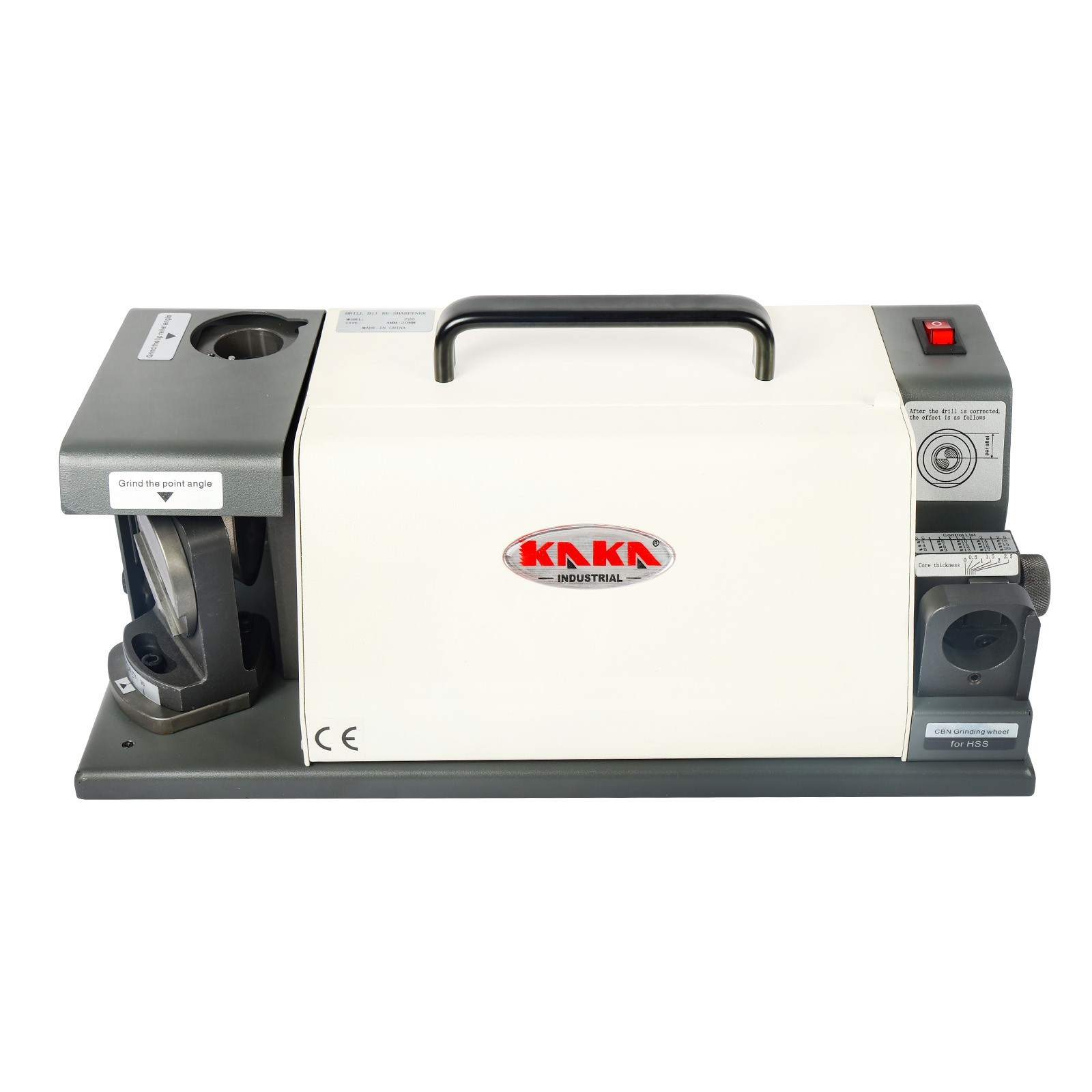 Drill Bits Sharpener, 3-20mm Drill Bit Grinder Sharpener with 18 Collets TX-Z20