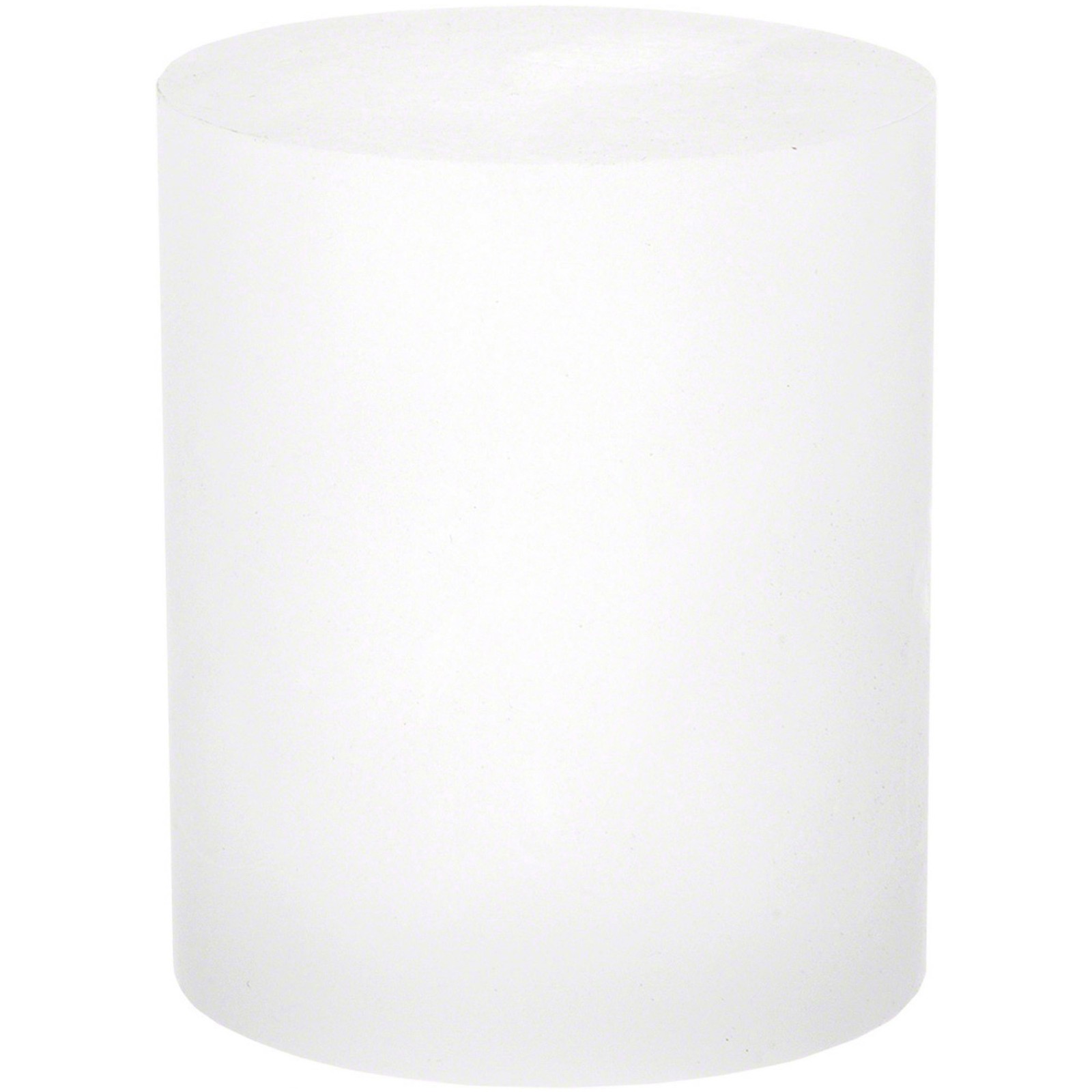 Plymor Frosted Acrylic Solid Cylinder Round Display Riser, 3" H x 2.5" W