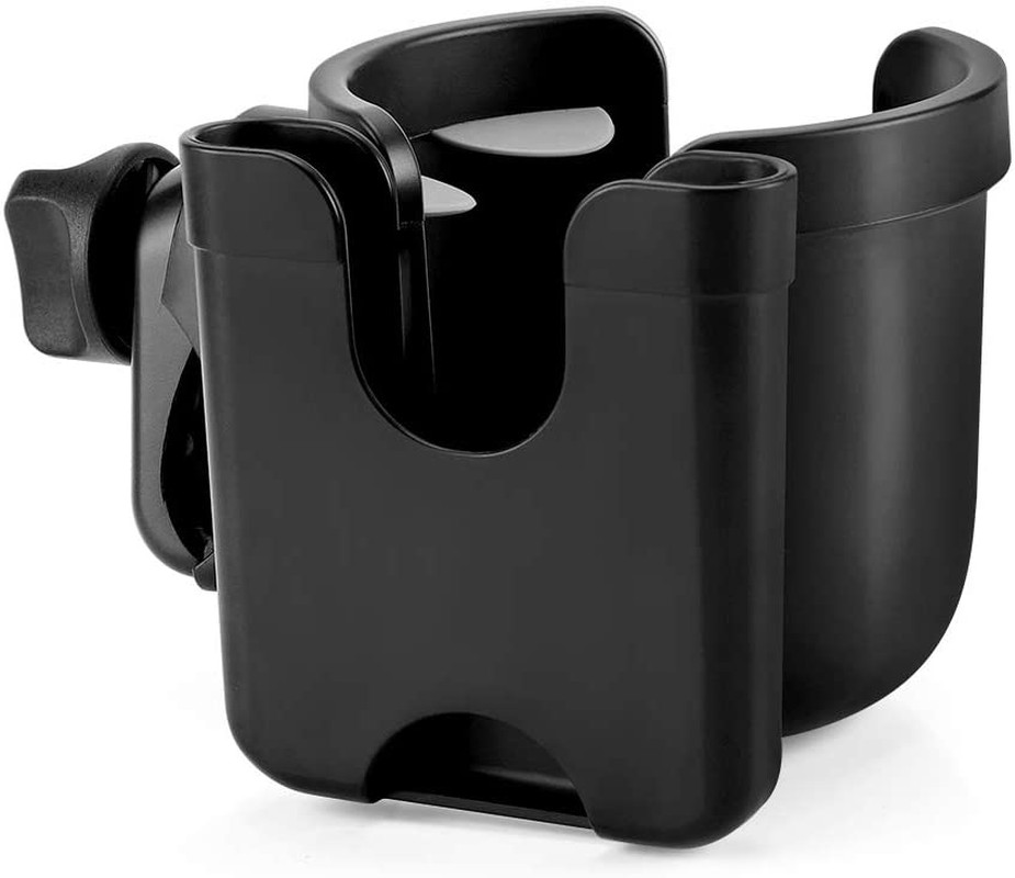 Accmor Stroller Cup Holder with Phone Holder, Bike Cup Holder, Universal Cup Hol