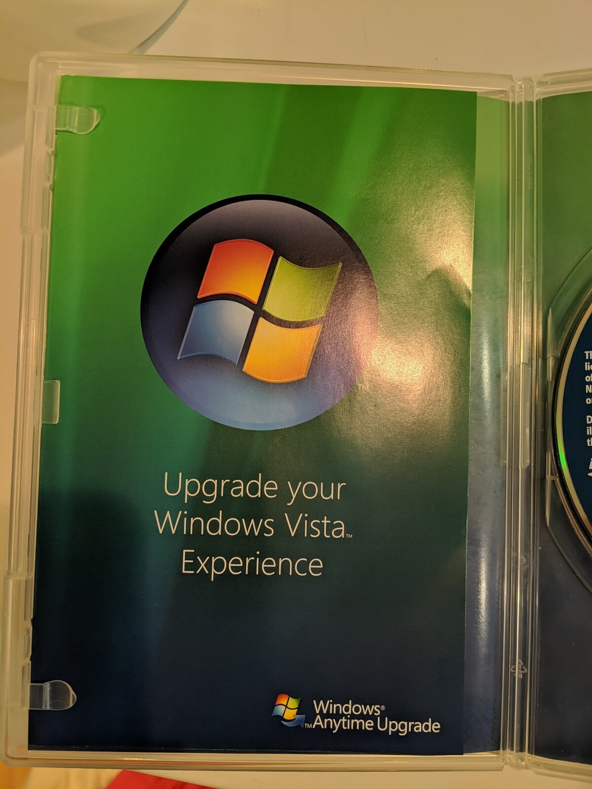 Microsoft Windows Anytime Upgrade Vista Experience Disc 32 Bit DVD