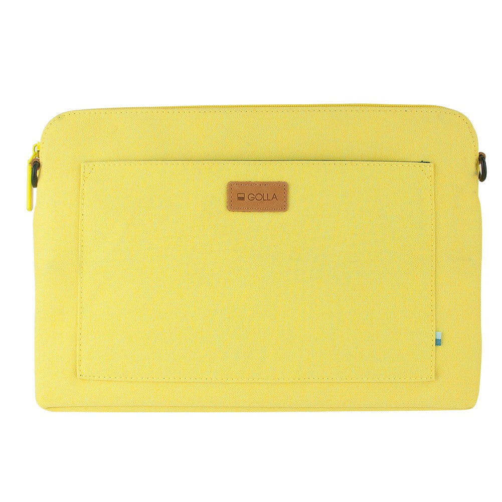 GOLLA Sirus Slim Open Zipper Pocket 12" Sleeve - Yellow