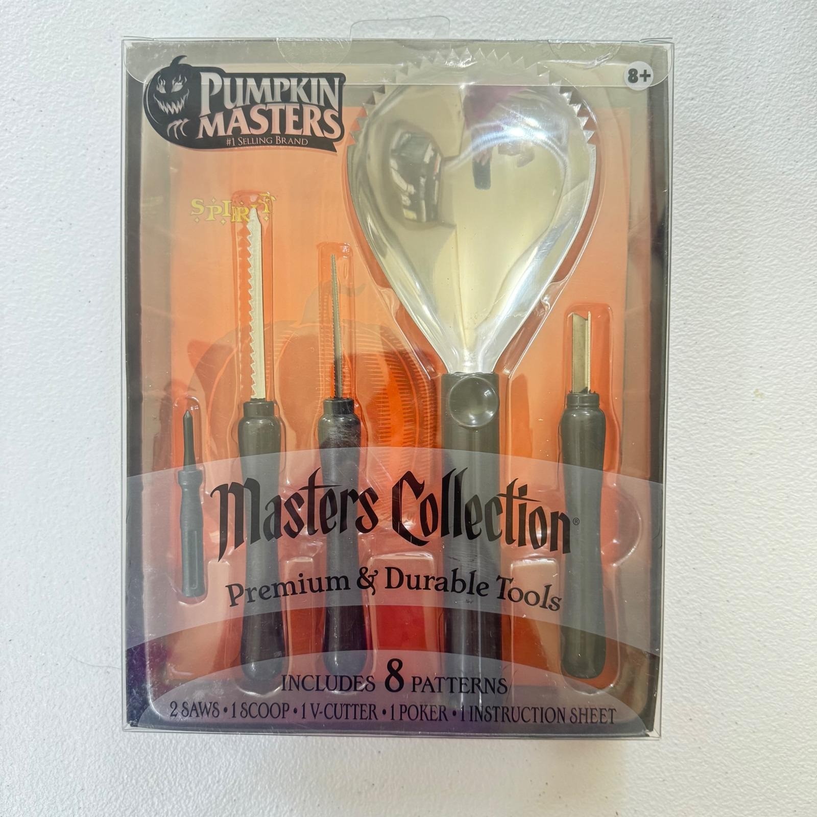 Pumpkin Masters Masters Collection Premium Durable Pumpkin Carving Kit 8 Pattern
