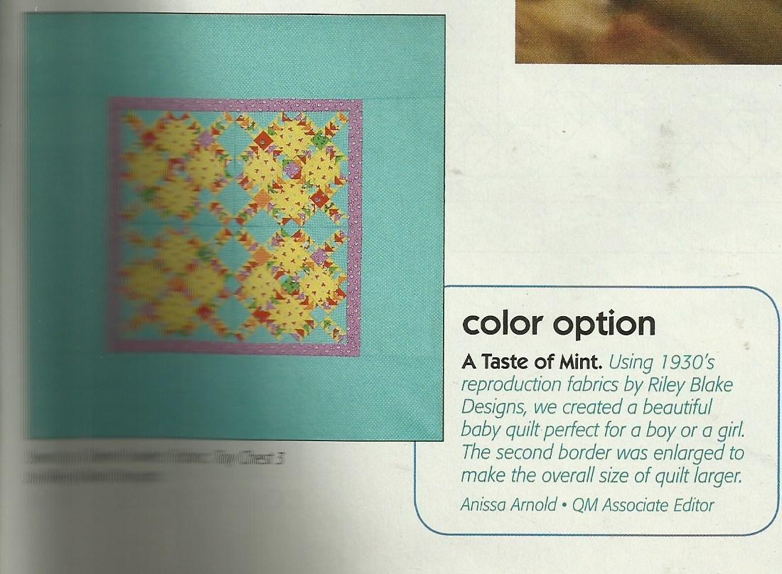 E0130 ICE CRYSTALS RUNNER/TOPPER QUILT PATTERN/INSTRUCTIONS