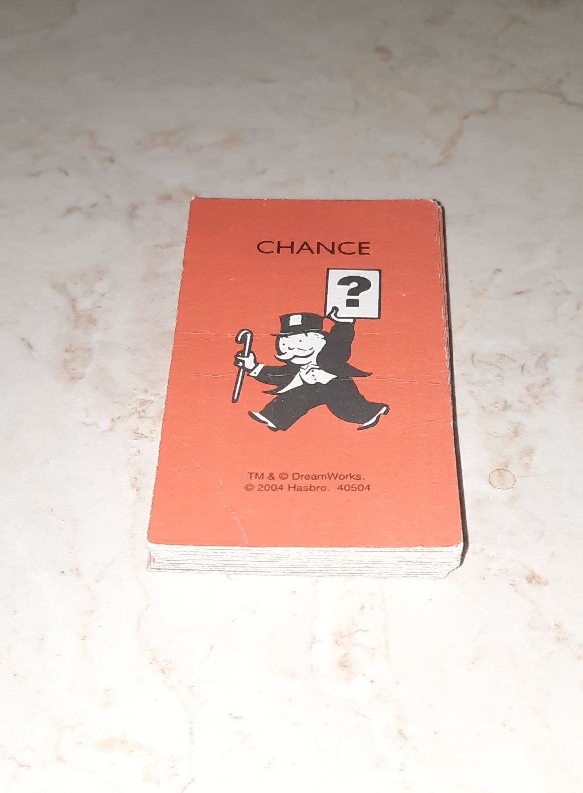 Shrek Monopoly Junior Board Game Replacement Piece Chance Cards