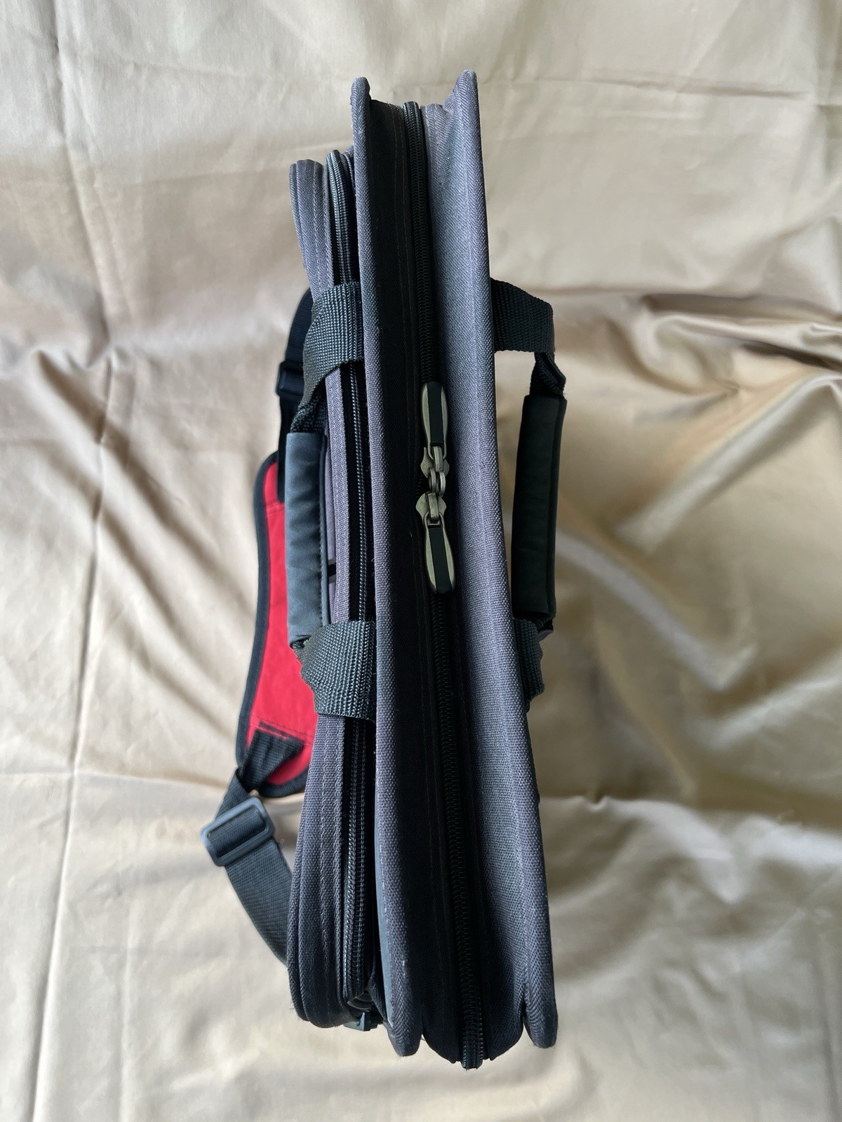 Laptop Carrying Case Messenger Bag With Handles & Shoulder Strap Black
