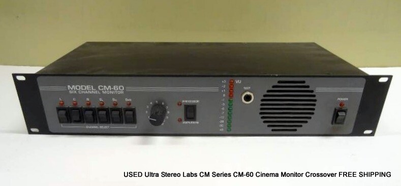 USED Ultra Stereo Labs CM Series CM-60 Cinema Monitor Crossover FREE SHIPPING