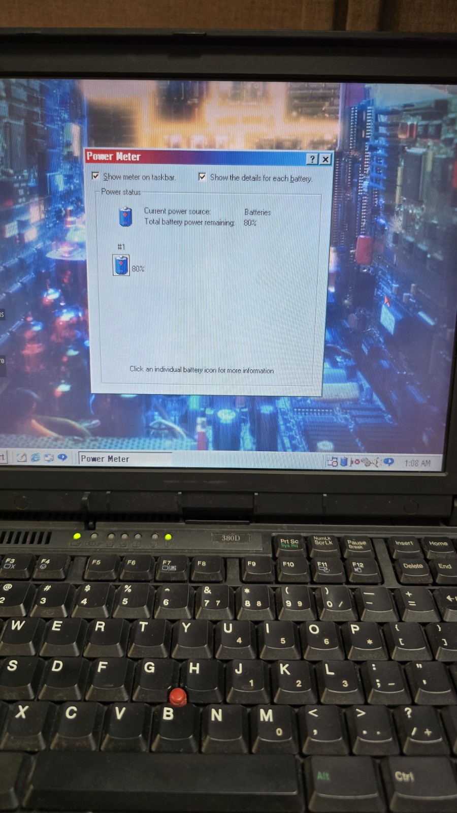 IBM ThinkPad 380D Working With Max 80MB RAM
