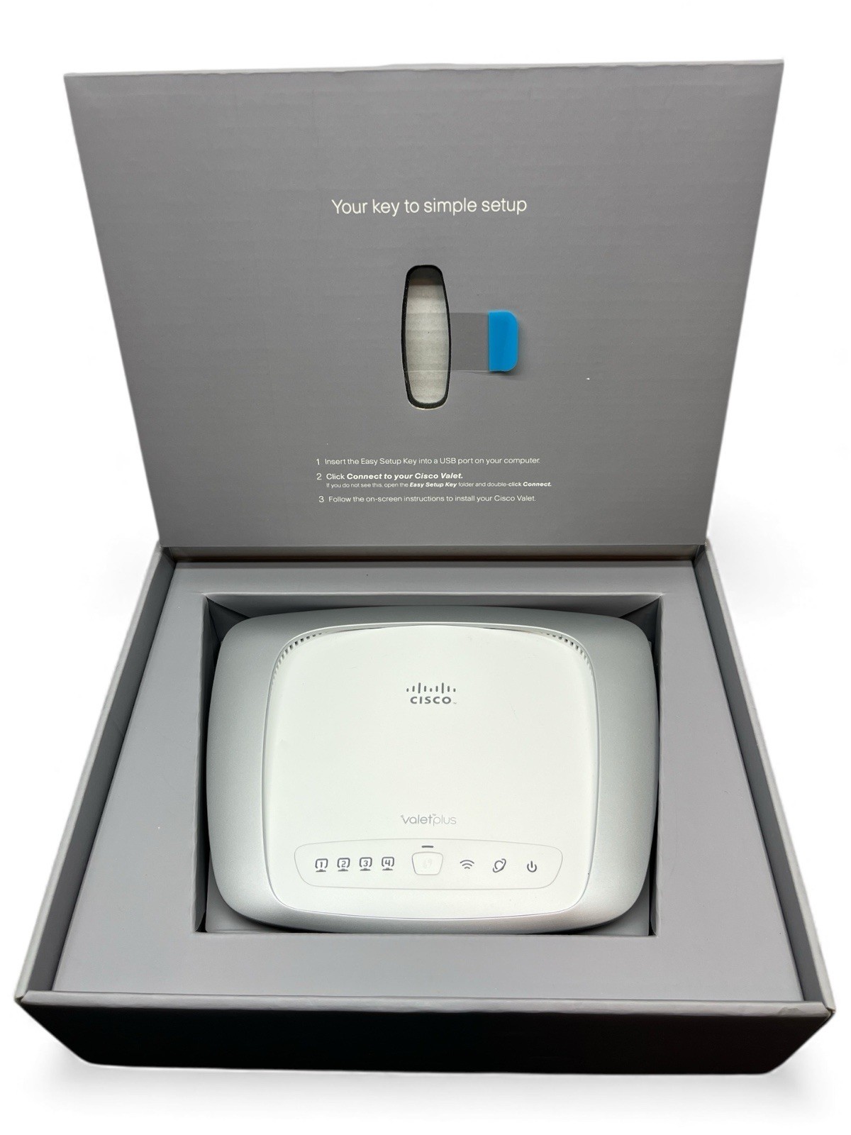 Cisco Valet Plus 300 Mbps 4-Port Gigabit Wireless N Router (M20)