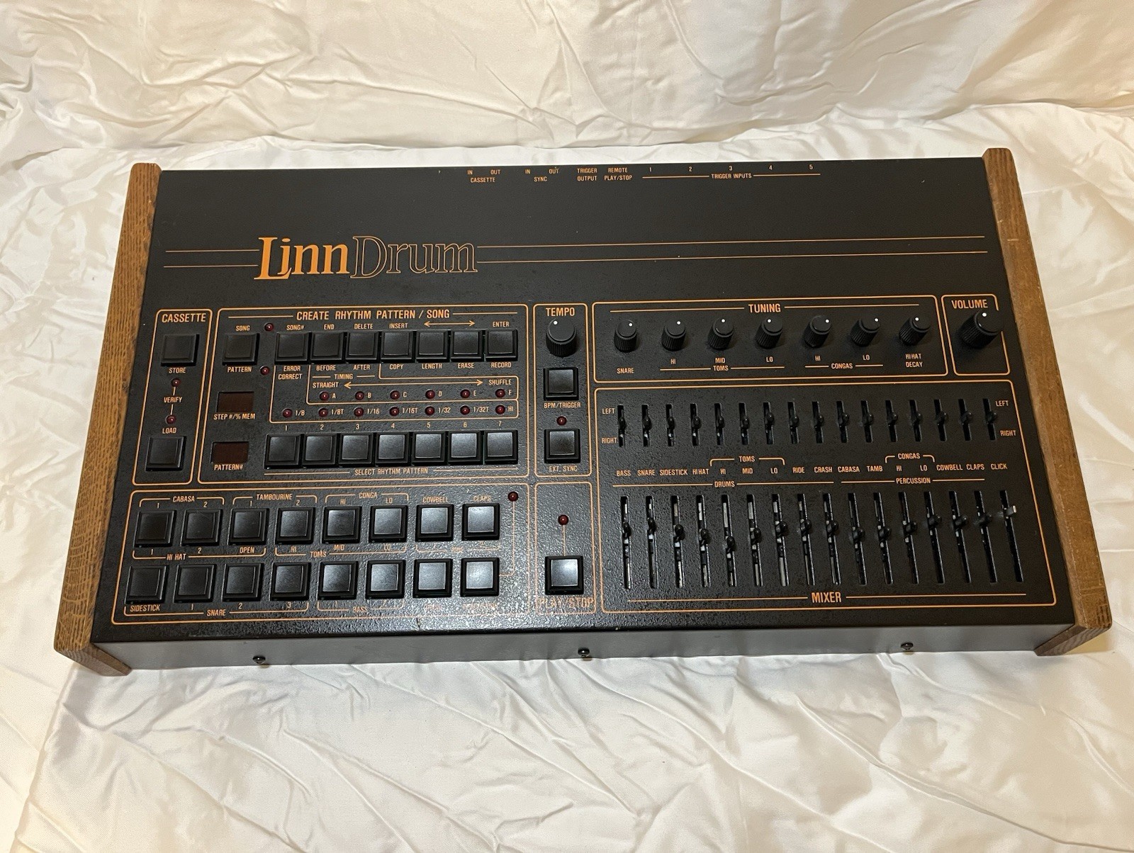 Linn Electronics Linndrum LM-2 Rare Vintage Drum Machine Synthesizer Working
