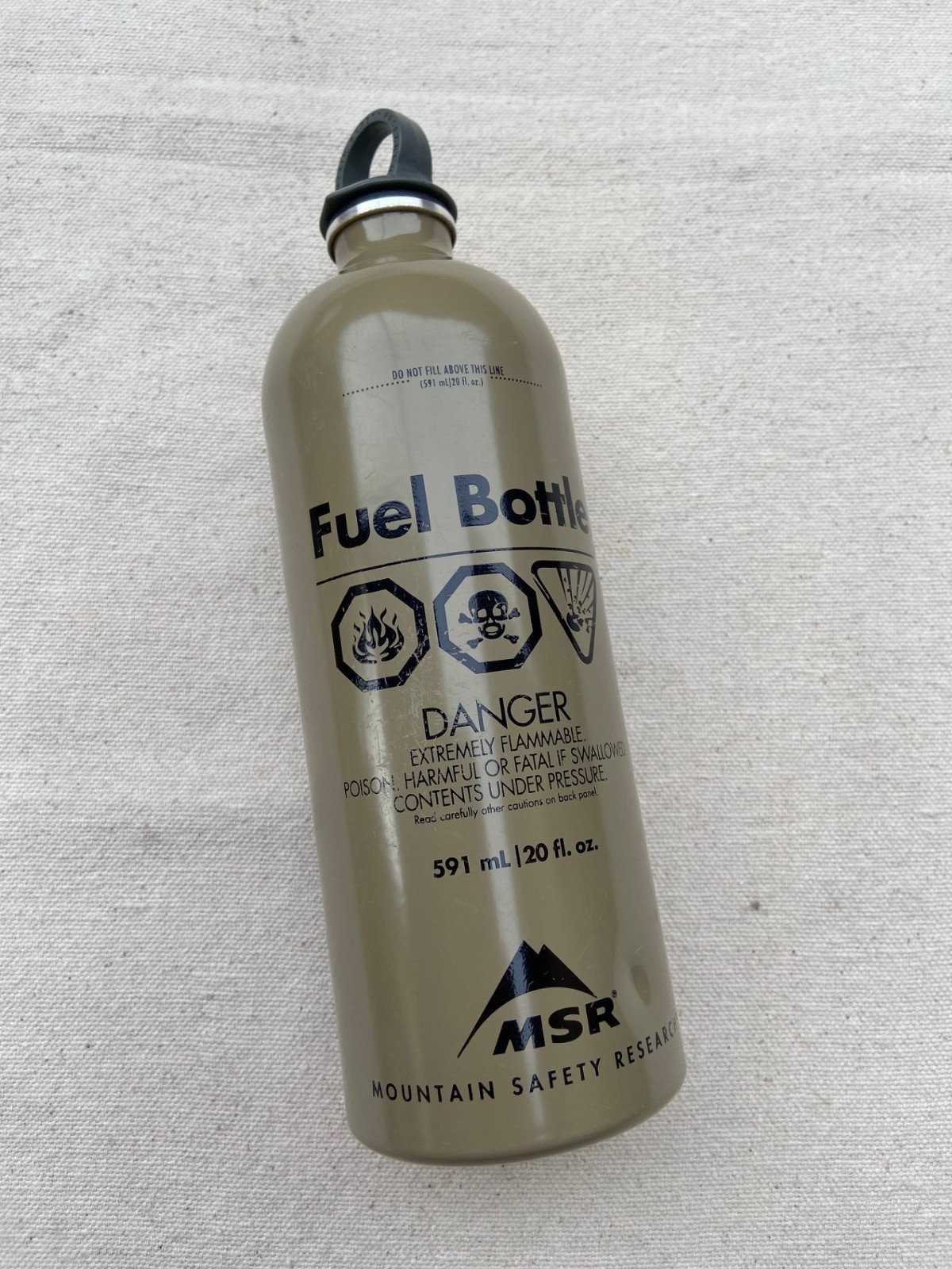 MSR Fuel Bottle Military Tan US SOCOM Navy SEAL NSW
