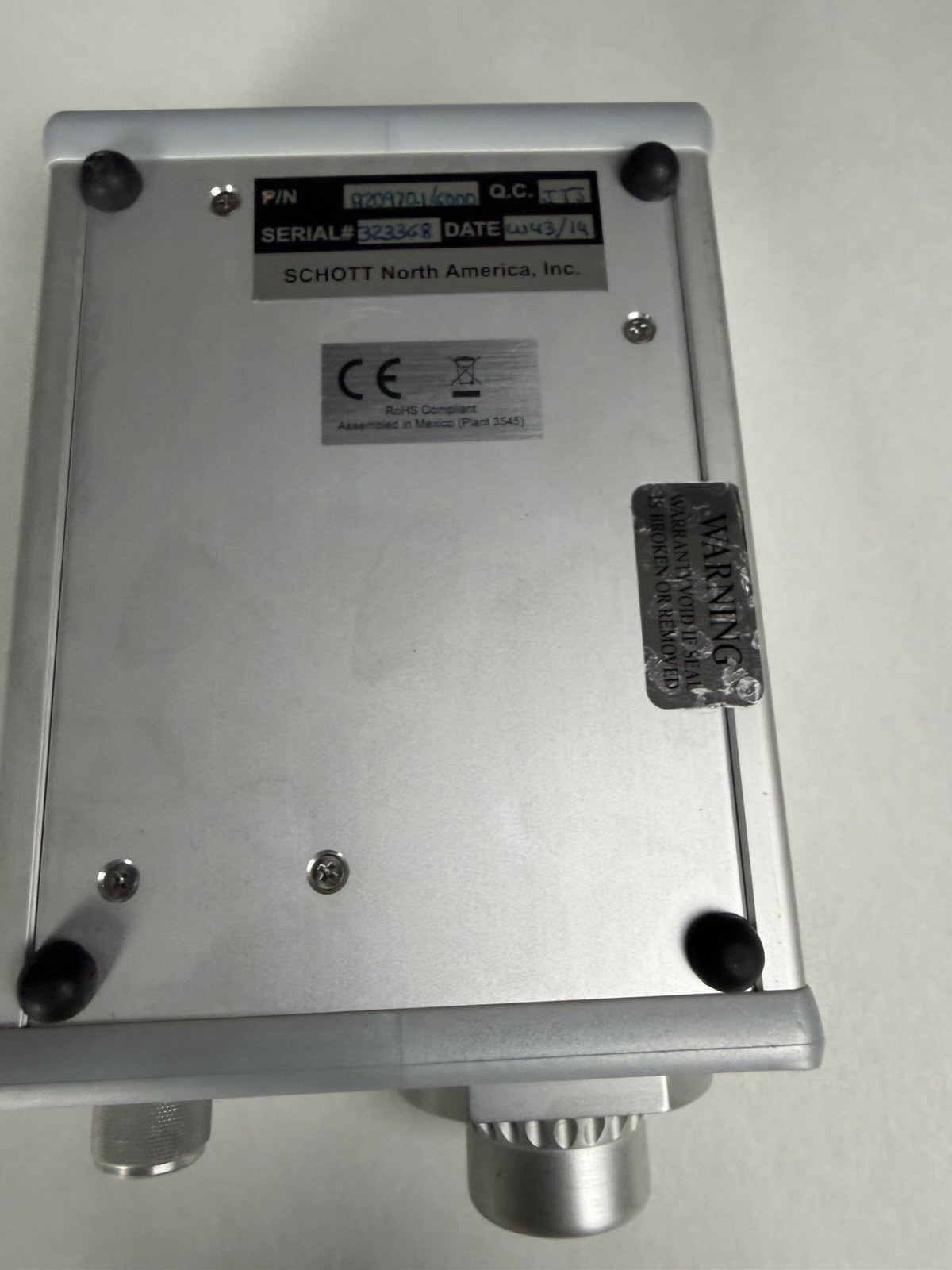 Moritex Schott LLS3 A20970.1/6000/EU LED Light Source Illuminator *Guaranteed*