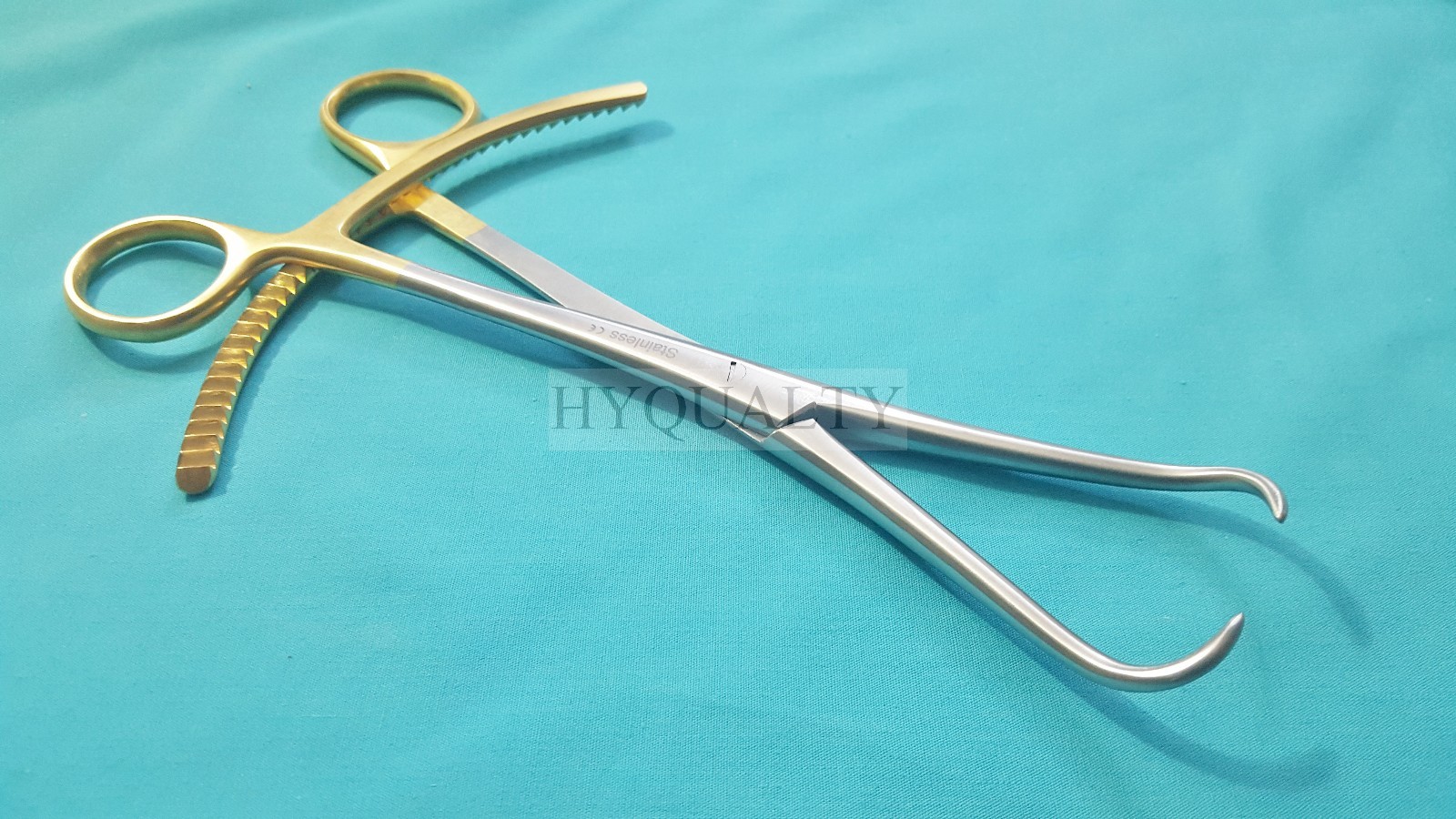 Bone Reduction Forceps 8" Gold Plated Handle Orthopedic Surgical Instruments CE