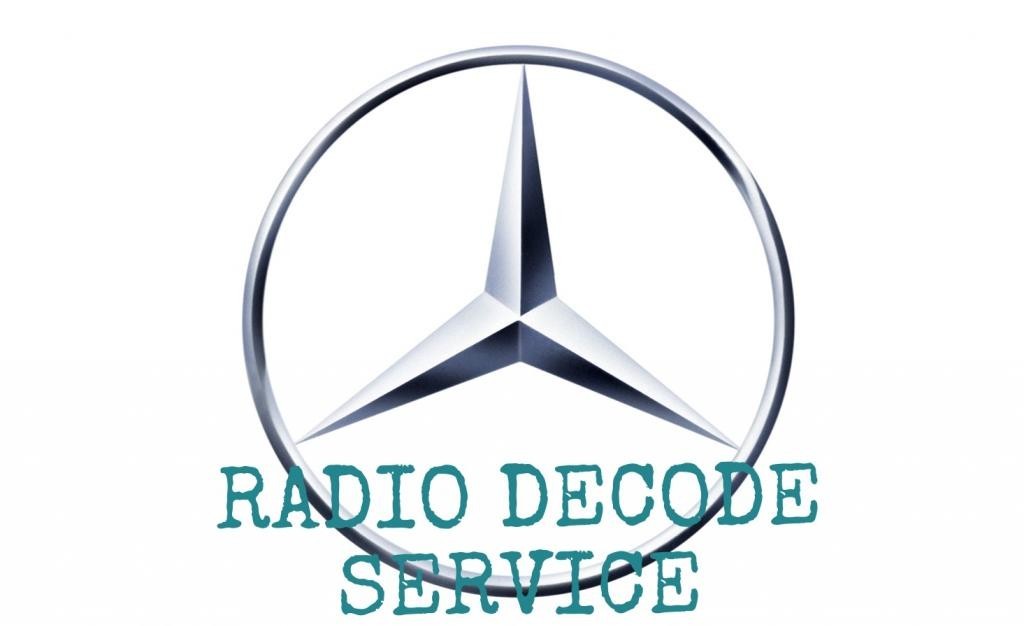 MERCEDES BENZ AM FM RADIO STEREO CASSETTE HEAD UNIT - DECODE CODE UNLOCK SERVICE