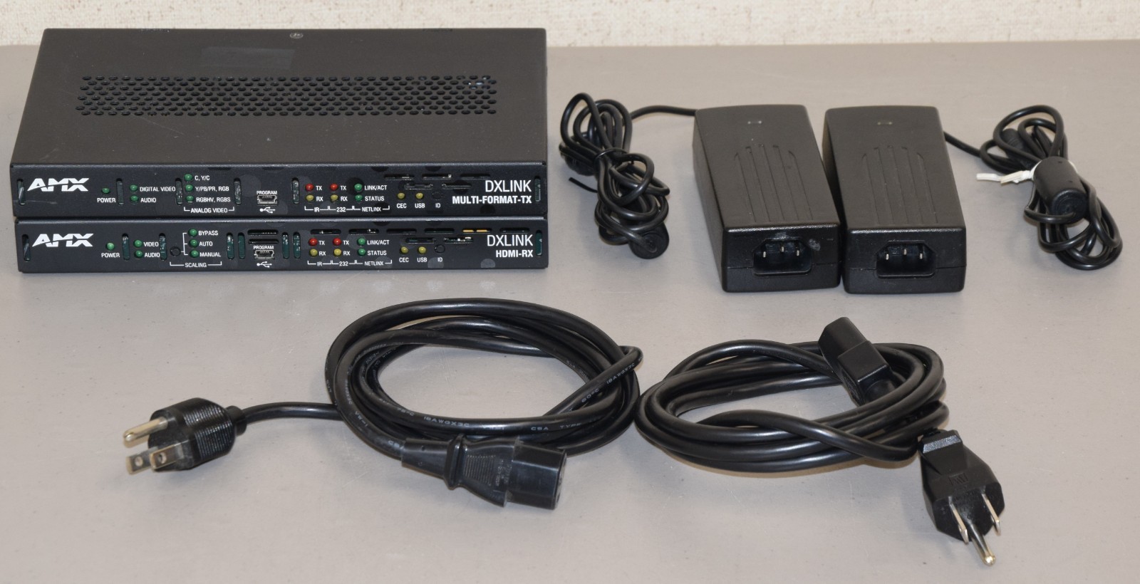 AMX DXLINK MULTI-FORMAT-TX HDMI-RX Cat 6 Video Transmitter Receiver Combo
