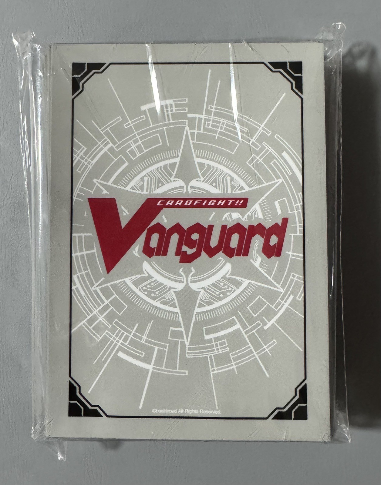 CARDFIGHT VANGUARD CARD BACK LOGO BRANDT GATE WGP 2025 GRAY SLEEVES (80 PCS)