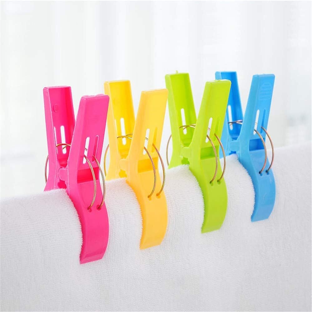 Danmu Beach Towel Clips, Clips for Multicolor-8pcs
