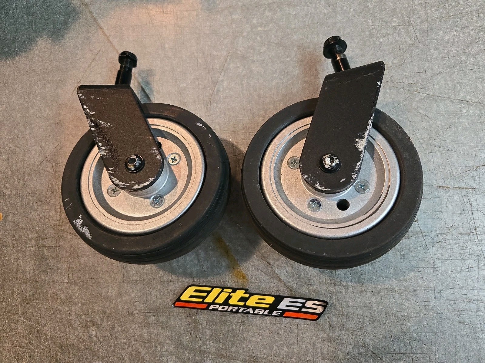 OEM Pride Jazzy Select Elite Power Chair Caster Wheels/Flat Free Tires 5 1/2"