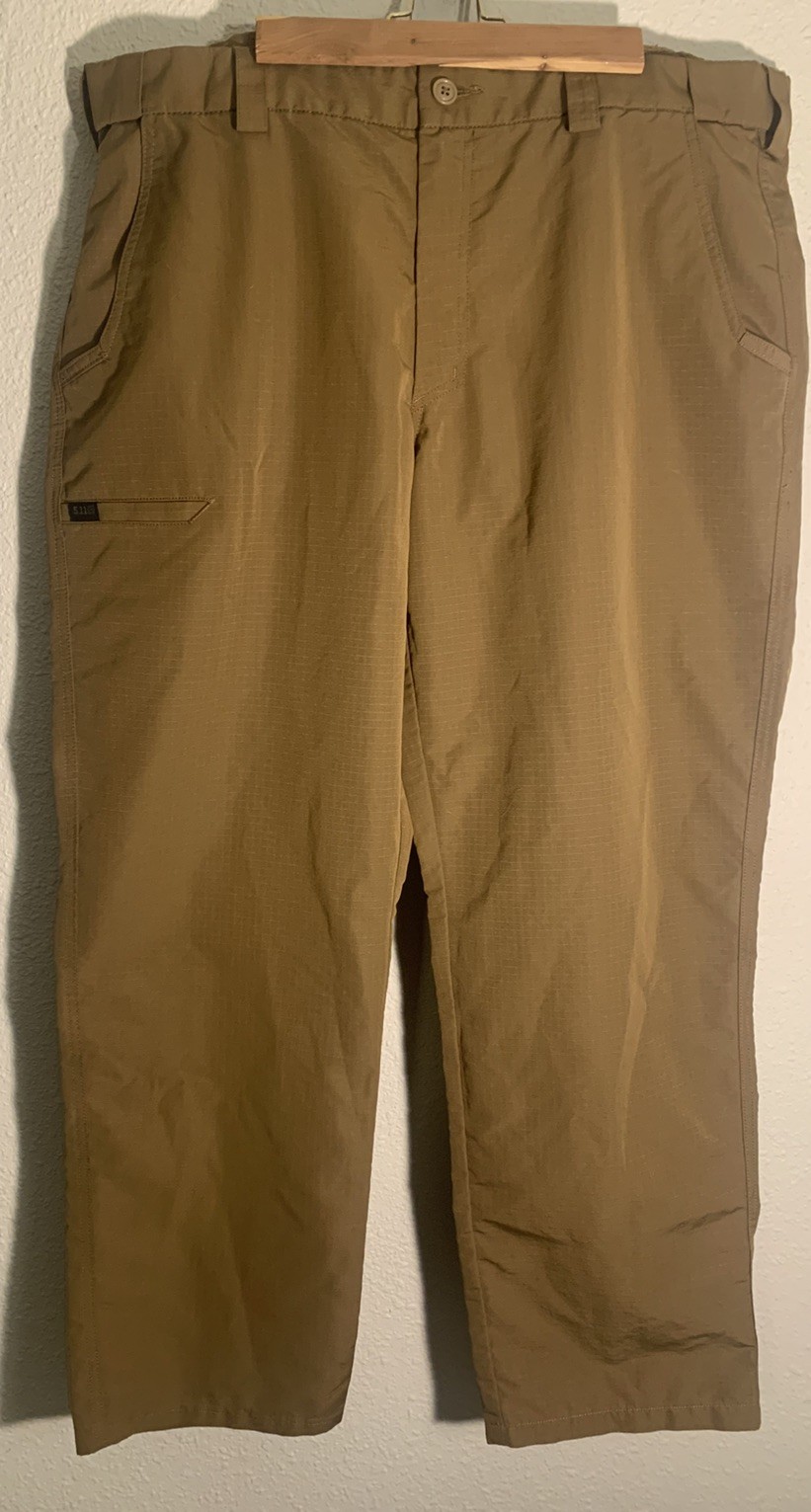 5.11 Tactical Men's Brown Polyester Pants 33x30 Solid 74461-116