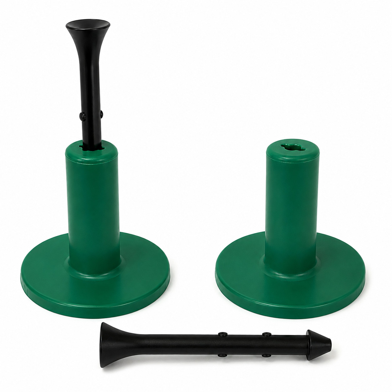 2 DuraSpike Adjustable Practice Golf Tees Like Fiberbuilt Driving Range Mat Tee