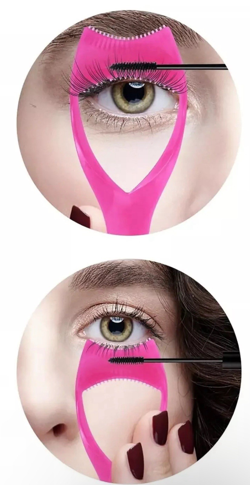 3 IN 1 Mascara Shield Guards 3 PC Eyelash Applicator Tool NEW IN PACKAGE